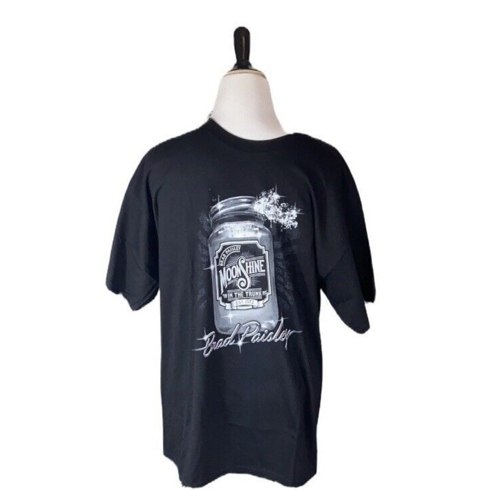 Brad Paisley MoonShine in the Trunk Black Tee XL
